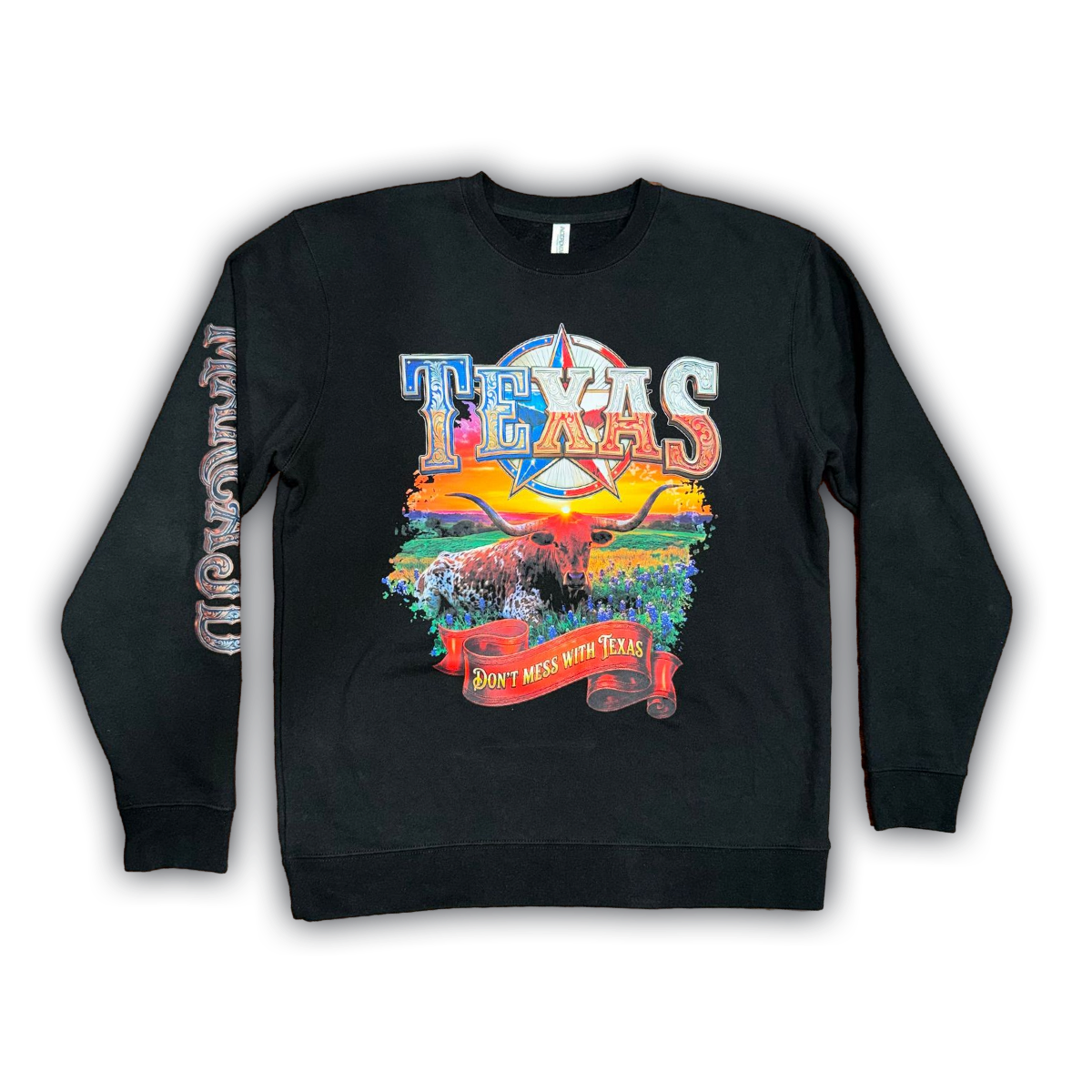 Black “Texas Collection” Crewneck