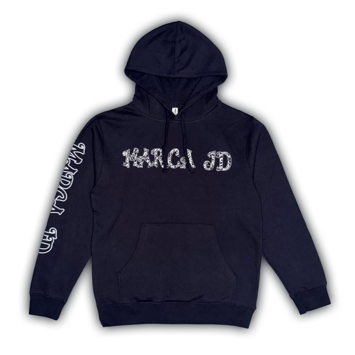 Navy Western Filigree Hoodie